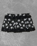 Skull's Heaven Mini Skirt