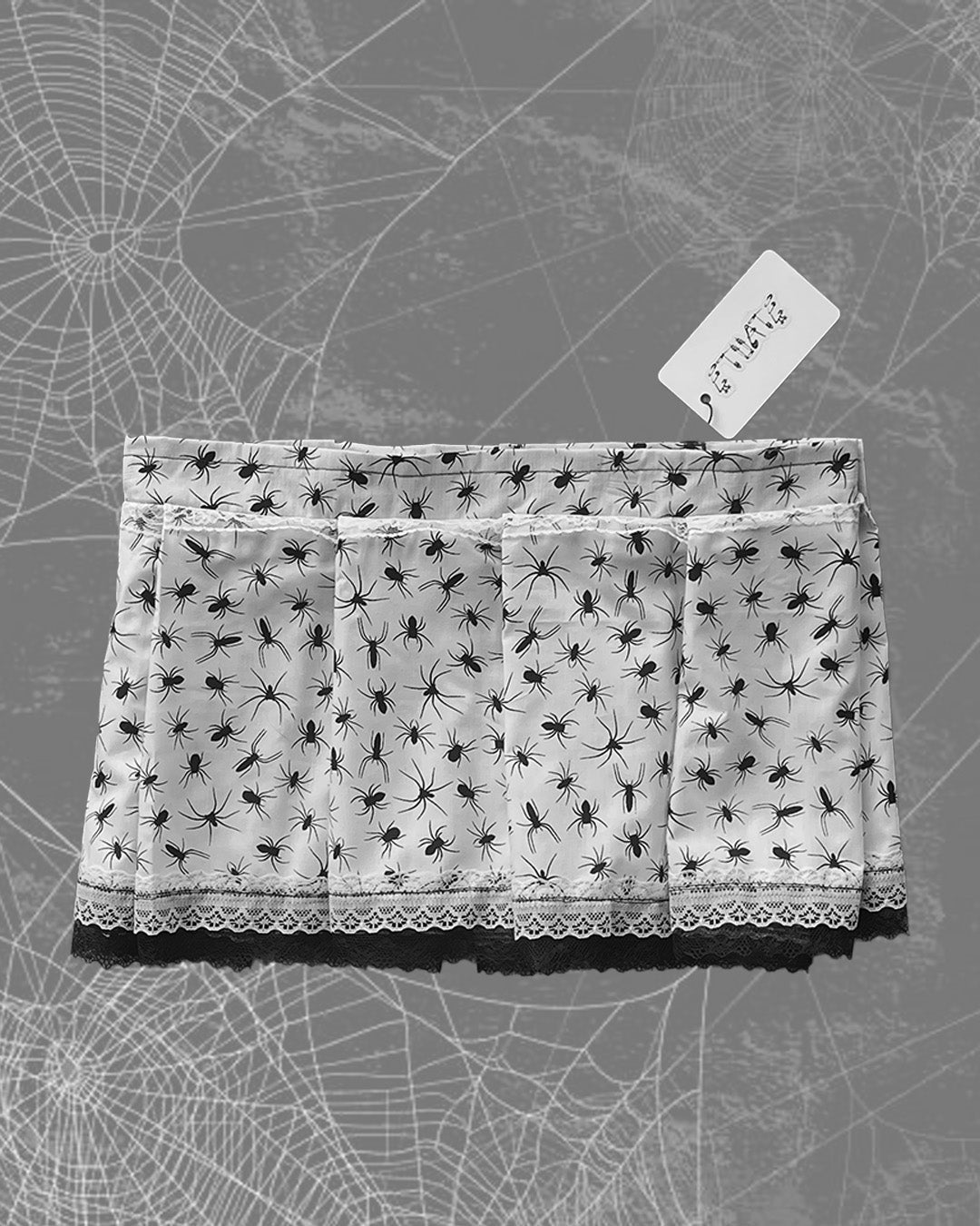 Widow's Lace Mini Skirt