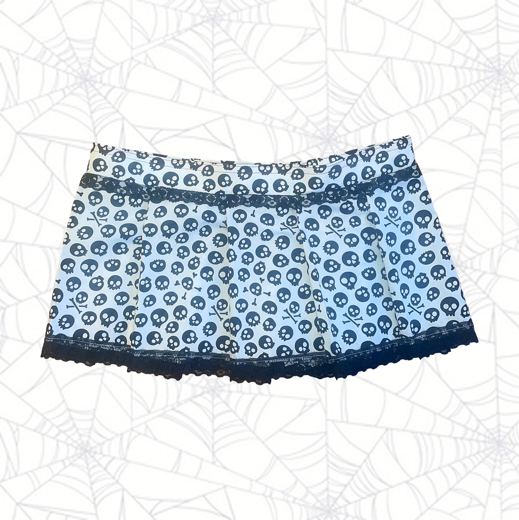 Skulls are the New Angels Mini Skirt