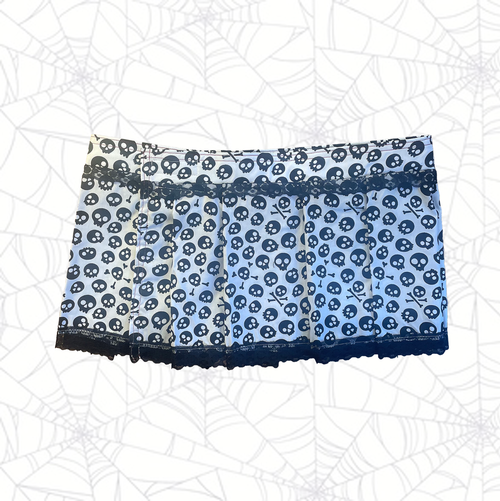 Skulls are the New Angels Mini Skirt
