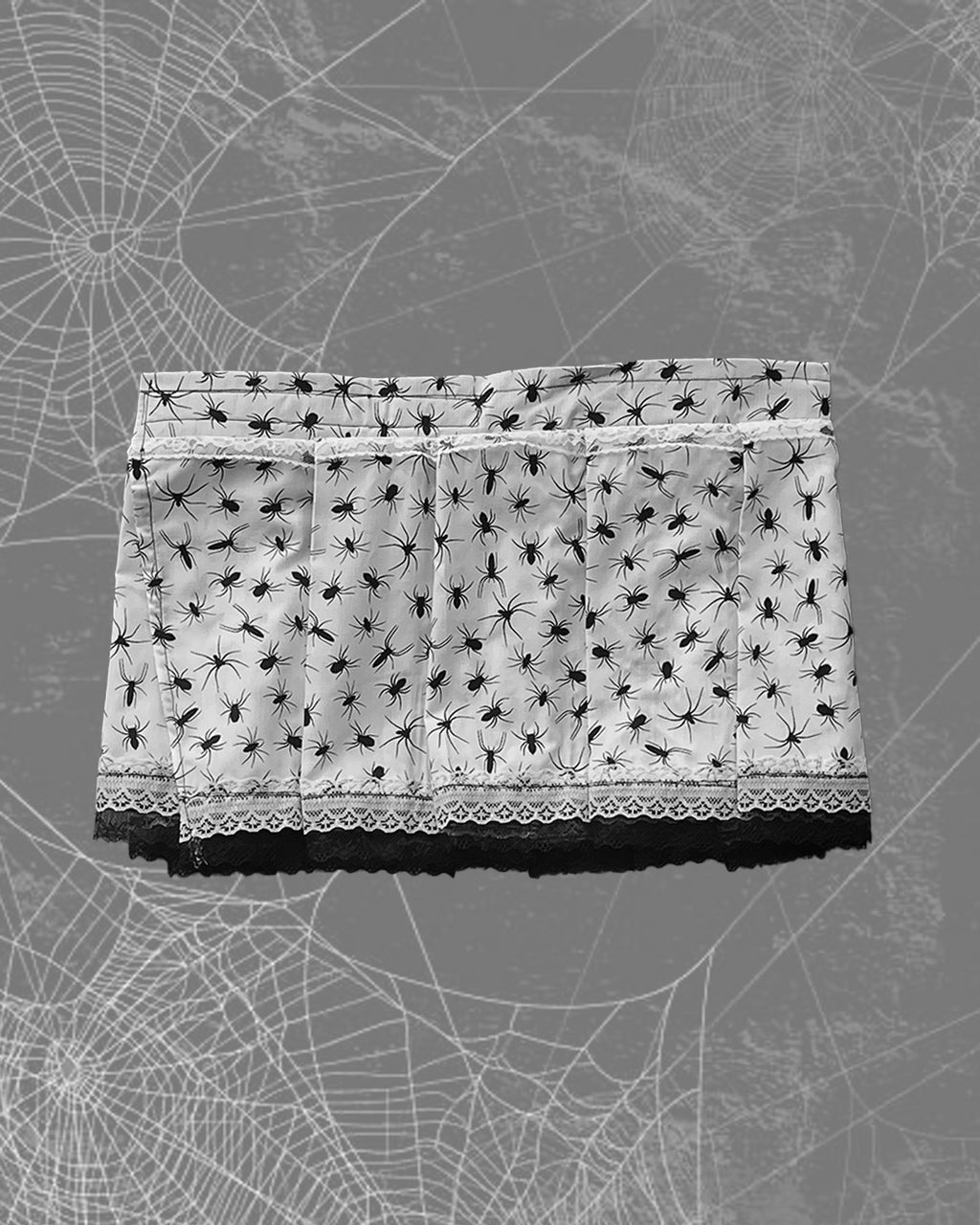 Widow's Lace Mini Skirt