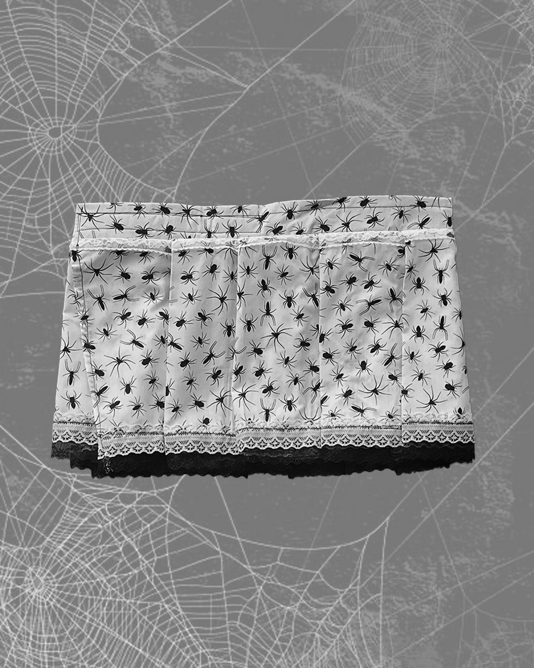 Widow's Lace Mini Skirt
